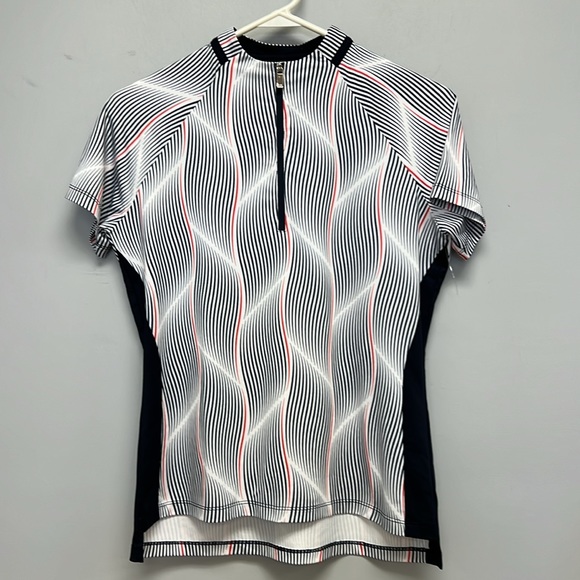 Tail Tops - NWOT Tail White Label Women’s 1/4 Zip Short Sleeve Athletic Shirt Size Small